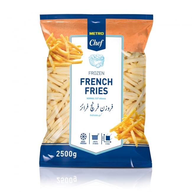 Frozen French Fries (9mm) 2 kg / 10 kg – TAZO Foods Pk